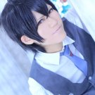 Heartbeat restaurant short black anime cosplay wig