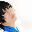 GINTAMA Shimura Shinpachi short black anime cosplay wig