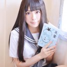 Hyouka Chitanda Eru long straight 80cm brown anime cosplay wig