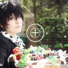 HitmanReborn Ranbo short black anime cosplay wig