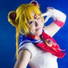 Sailor Moon Serena Tsukino long 120cm yellow anime cosplay wig
