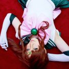 Sailor Moon Kino Makoto brown 50cm ponytail anime cosplay wig