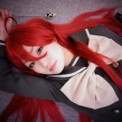Shakugan no Shana Shana long red straight anime cosplay wig 100cm