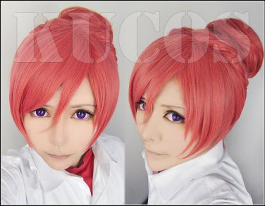 lovelive!! Nishikino Maki bath pink anime cosplay wig