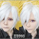 Brothers Conflict Asahina Tsubaki Short Silver White Cosplay Wig +free shipping