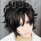 DEVIL SURVIVOR HITMAN LAMBO 2 Kuze Hibiki short black anime Cosplay wig