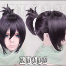 Noragami yato yaboku short dark purple cosplay wig