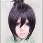 Noragami yato yaboku short dark purple cosplay wig