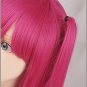 Magi Morgana short dark rose red anime cosplay full wig