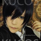Code:Breaker Oogami Rei short black blue anime cosplay full wig