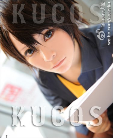 Sekai ichi Hatsukoi Yoshino Chiaki short brown anime cosplay full wig