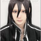 sword art online 2 SAO Kirigaya Kazuto long 100cm straight chocolate color anime cosplay full wig