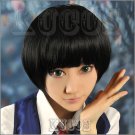 Gugure! Kokkuri-san Ichimatsu Kohina short black BOBO anime cosplay full wig