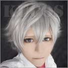 EVA Neon Genesis Evangelion Nagisa Kaworu prince short gray anime Cosplay wig