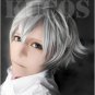 EVA Neon Genesis Evangelion Nagisa Kaworu prince short gray anime Cosplay wig