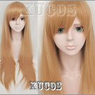VOCALOID kaobontandeki girl long straight 80cm cosplay wig