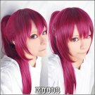 Free Gou Matsuoka purple clip on ponytail 70cm cosplay wig