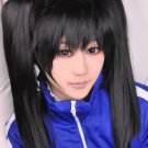 Kagerou Project ENOMOTO TAKANE black ponytails cosplay wig