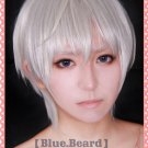 valvrave L-ELF Karlstein/Eruerufu Karurusutain white gray short cosplay wig