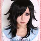 Watashi ga Motenai no wa Dou Kangaete mo Omaera ga Warui Tomoko kuroki Black Costume cosplay wig