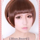 Hot Sell PSYCHO-PASS Tsunemori Akane short coffe Brown cosplay wig