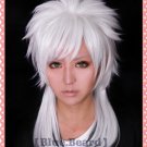Magi-The Labyrinth of Magic Sharrkan Long Silver White Cosplay Wig