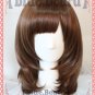 Wolf Girl and Black Prince Erika Shinohara short chocolate brown 45cm anime cosplay wig