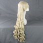Panty & Stocking 100cm light blonde curly anime cosplay wig