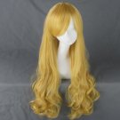 K-ON K-ON Kotobuki Tsumugi Mugi 80cm long curly golden anime cosplay wig