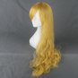 K-ON K-ON Kotobuki Tsumugi Mugi 80cm long curly golden anime cosplay wig