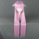K NEKO long straight 100cm pink anime cosplay wig