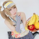 lovelive!Kotori Minami brown long cosplay wig 60cm tail