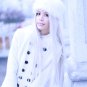 Fate/Zero Irisviel von Einzbern long silver pink 100cm straight anime cosplay wig