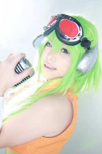 Vocaloid GUMI light green cosplay wig