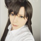 Detective Conan Case Closed Mouri Ran Rachel Moore 80cm long brown anime cosplay wig