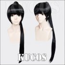 PSYCHO-PASS Kunizuka Yayoi 80cm black anime cosplay wig