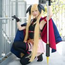 Magical Girl Lyrical Nanoha A's Fate Testarossa Harlaown MIKU blonde 120cm anime cosplay wig