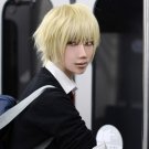 Kuroko No Basketball Fukui Kensuke short blonde anime cosplay wig