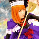Umineko no Nakukoroni Ushiromiya Eva short orange BOBO anime cosplay wig