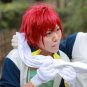 Furari no ken short red anime cosplay wig