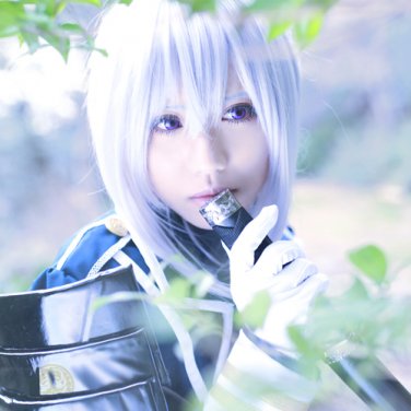 Furari no ken NamazuoToushiro short silver white anime cosplay wig
