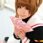 CARDCAPTOR SAKURA KINOMOTO SAKURA short brown anime cosplay wig