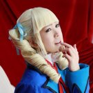 Aikatsu! Todo Yurika light yellow two pobytails anime cosplay wig
