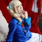 Aikatsu! Todo Yurika light yellow two pobytails anime cosplay wig