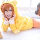LoveLive! Kousaka Honoka short one ponytail orange anime cosplay wig