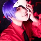 Tokyo Ghoul Shuu Tsukiyama short purple cosplay wig