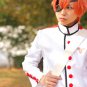 Ayakashigohan Inushima Yomi short orange cosplay wig