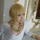 Fate/stay night Fate/Zero Gilgamesh short blonde cosplay wig