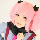 chuunibyou demo koi ga shitai Shichimiya Satone pink long 120cm 2 clip ponytails cosplay wig