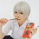 BEELZEBUB Takayuki Furuichi short silver white cosplay wig